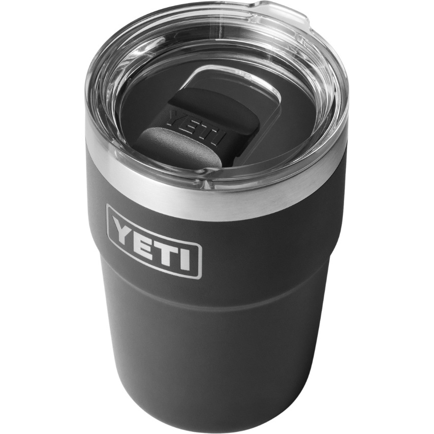 2026 YETI Rambler Single 16 OZ Stapelbarer Becher V2 70000002617 - Black